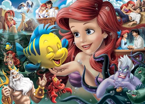 Ravensburger Puzzle 12000567 - Arielle, die Meerjungfrau - 1000 Teile Disney Puzzle für Erwachsene und Kinder ab 14 Jahren von Ravensburger