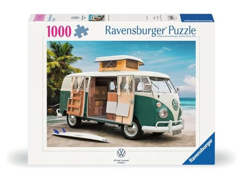 Ravensburger Puzzle 12000579 - Volkswagen T1 Camper Van - 1000 Teile VW Puzzle für Erwachsene und Kinder ab 14 Jahren von Ravensburger