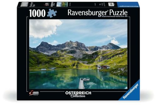 Ravensburger Puzzle 12000596 - Zürser See in Vorarlberg - 1000 Teile Puzzle für Erwachsene und Kinder ab 14 Jahren, Puzzle mit Landschaft und Natur von Ravensburger