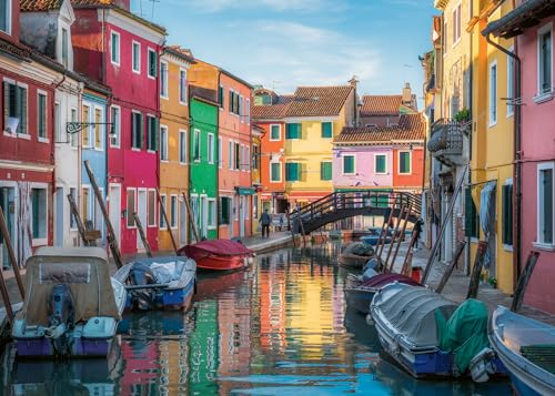 Ravensburger Puzzle 12000623 Burano in Italien - 1000 Teile Puzzle für Erwachsene und Kinder ab 14 Jahren von Ravensburger