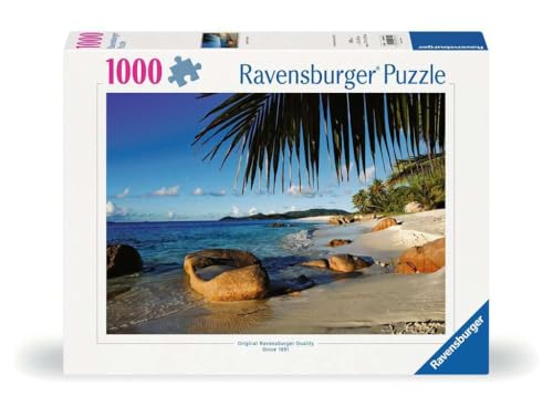 Ravensburger Puzzle 12000641 - Unter Palmen - 1000 Teile Puzzle für Erwachsene und Kinder ab 14 Jahren, Puzzle mit Strand-Motiv von Ravensburger