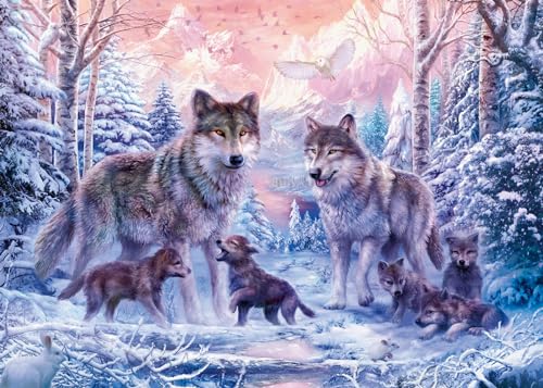 Ravensburger Puzzle 12000647 - Arktische Wölfe - 1000 Teile Puzzle für Erwachsene und Kinder ab 14 Jahren, Tier-Puzzle Wolf von Ravensburger