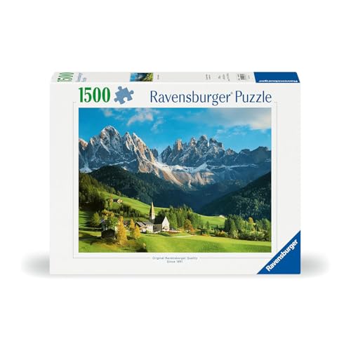 Ravensburger - Puzzle Blick auf die fünf Erden, 1500 Teile, Puzzle Landschaften für Erwachsene und Jugendliche, Geschenkidee für Sie oder Ihn, 80 x 60 cm von Ravensburger