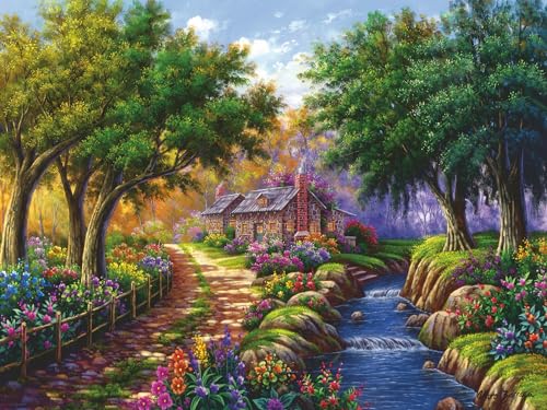 Ravensburger Puzzle 12000735 Cottage am Fluß 1500 Teile Puzzle von Ravensburger