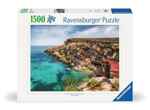 Ravensburger Puzzle 12000739 - Popey Village, Malta - 1500 Teile Puzzle für Erwachsene und Kinder ab 14 Jahren, Puzzle mit Malta-Motiv von Ravensburger