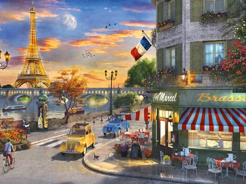 Ravensburger Puzzle 12000745 - Romantisches Paris - 1500 Teile Puzzle für Erwachsene und Kinder ab 14 Jahren, Stadt-Puzzle Paris von Ravensburger