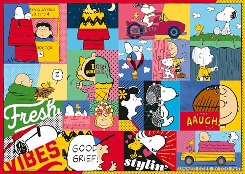 Ravensburger Puzzle 12000750 - Peanuts Momente - 1000 Teile Puzzle für Erwachsene und Kinder ab 14 Jahren, Peanuts-Puzzle von Ravensburger