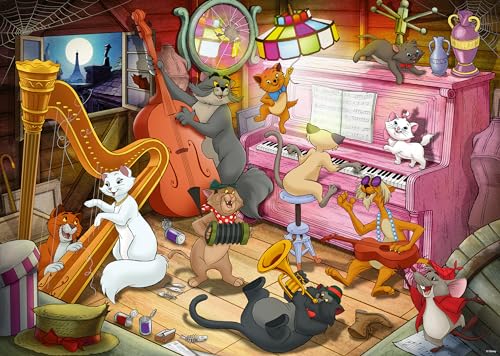 Ravensburger Puzzle 12000753 - Aristocats - 1000 Teile Disney Puzzle für Erwachsene und Kinder ab 14 Jahren von Ravensburger