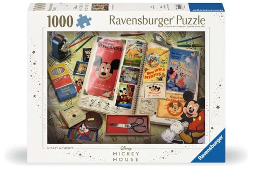 Ravensburger Puzzle 12000841 - 1950 Mickey Moments - 1000 Teile Puzzle für Erwachsene und Kinder ab 14 Jahren, Disney Puzzle, Disney Geschenke von Ravensburger