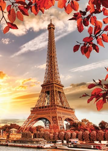 Nathan - Puzzle 1000 Teile - Eiffelturm im Herbst - Erwachsene und Kinder ab 14 Jahren - Premium Puzzle - Perfekte Integration - Urban Collection - 12000915 Nathan - Puzzle 1000 Teile - Eiffelturm im Herbst - Erwachsene und Kinder ab 14 Jahren - Premium Puzzle - Perfekte Integration - Urban Collection - 12000915 von NATHAN