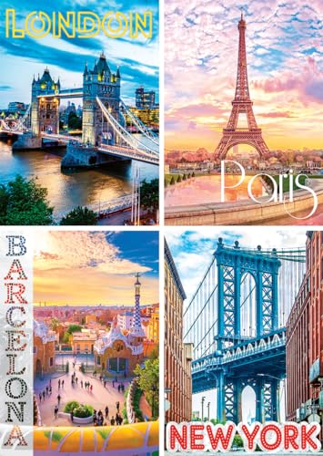 Nathan – Puzzle 1500 Teile – Die schönsten Städte der Welt – Erwachsene und Kinder ab 14 Jahren – Premium-Puzzle – Urban Collection – 12000927 Nathan – Puzzle 1500 Teile – Die schönsten Städte der Welt – Erwachsene und Kinder ab 14 Jahren – Premium-Puzzle – Urban Collection – 12000927 von NATHAN