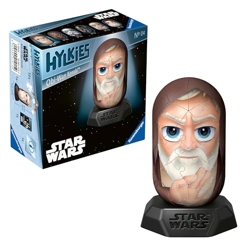 Ravensburger Hylkies: Die neue Sammelfigurenreihe zum selbst zusammenbauen. Figur #04 - Obi-Wan Kenobi - Für alle Star Wars Fans - Aufbauen, Verlieben, Sammeln von Ravensburger