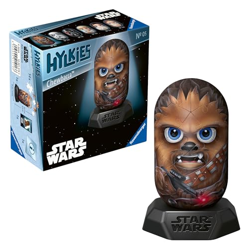 Ravensburger Hylkies: Die neue Sammelfigurenreihe zum selbst zusammenbauen. Figur #05 - Chewbacca - Für alle Star Wars Fans - Aufbauen, Verlieben, Sammeln von Ravensburger