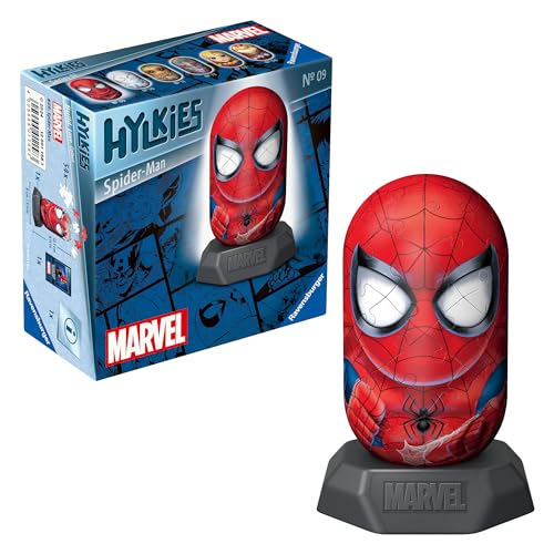 Ravensburger Hylkies: Die neue Sammelfigurenreihe zum selbst zusammenbauen. Figur #09 - Spider-Man - Für alle Marvel Universe Fans - Aufbauen, Verlieben, Sammeln von Ravensburger