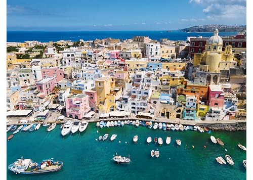 Ravensburger Puzzle 12001210 - Buntes Procida Italien - 1500 Teile Puzzle für Erwachsene und Kinder ab 14 Jahren, Stadt-Puzzle Procida, Italien von Ravensburger