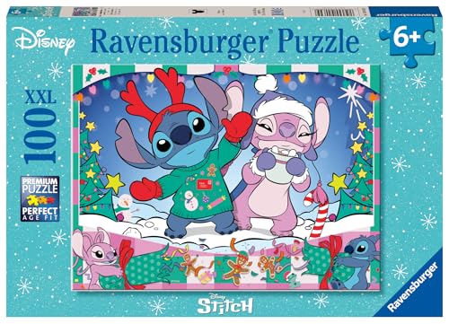 Ravensburger Puzzle: Weihnachtsstich, Puzzles für Kinder ab 6 Jahren, 100 Teile XXL, Puzzle, Geschenke für Kinder 6 Jahre, 49 x 36 cm von Ravensburger