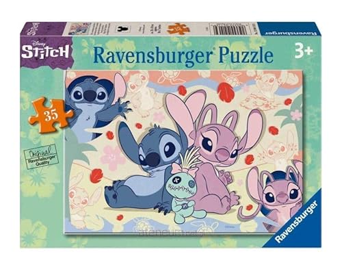 Ravensburger 12004113 2D-Puzzle für Kinder, 35 Teile – Disney Stitch von Ravensburger