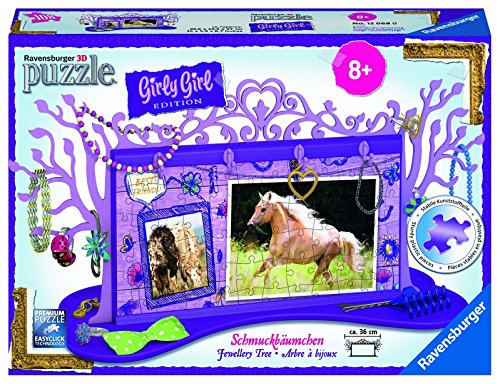 Ravensburger 12068 - Girly Girl Edition - Schmuckbäumchen Pferde - 3D Puzzle, 108-teilig Ravensburger 12068 - Girly Girl Edition - Schmuckbäumchen Pferde - 3D Puzzle, 108-teilig von Ravensburger