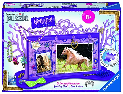 Ravensburger 12068 - Girly Girl Edition Schmuckbäumchen Pferde 3D Puzzle von Ravensburger