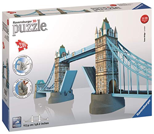 Ravensburger 12559 Tower Bridge London 3D-PuzzleBauwerke, 216 Teile von Ravensburger