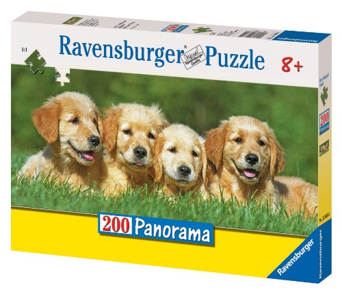 Ravensburger 12680 - Drollige Vierbeiner - 200 Teile XXL Panorama Puzzle von Ravensburger