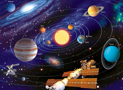 Ravensburger 12796 The Solar System 200pc Herz Puzzle, Blau von Ravensburger