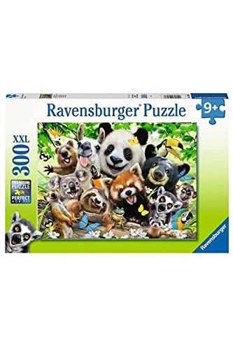 Ravensburger 12893 Wildlife Selfie 300-teiliges Puzzle mit extra großen Teilen für Kinder ab 9 Jahren, Mehrfarbig, 49,3 x 36,2 x 0,2 cm von Ravensburger