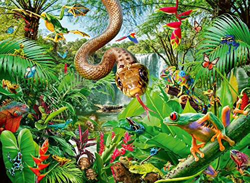 Ravensburger 12978 Reptielen Resort Legepuzzle, Multicolor von Ravensburger