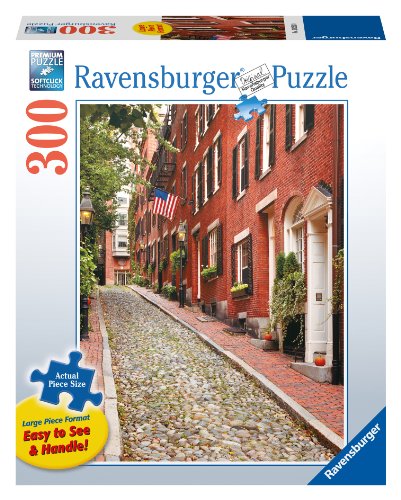 Ravensburger 13553 - Beacon Hill, Boston (XXL-Teile) - Puzzle 300 Teile von Ravensburger