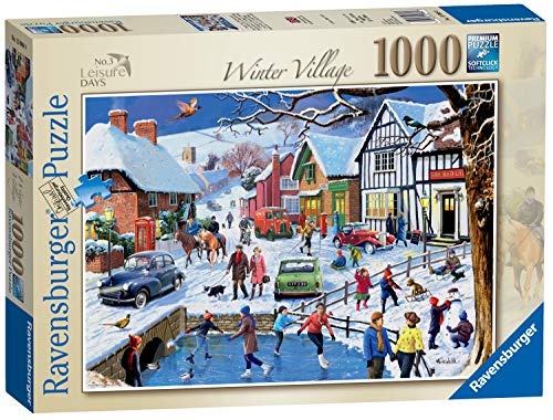 Ravensburger 13988 Freizeittage Leisure Days No.3-The Winter Village Puzzle 1000 Teile für Erwachsene & Kinder ab 12 Jahren, Mehrfarbig, 69,9 x 49,7 x 0,2 cm von Ravensburger