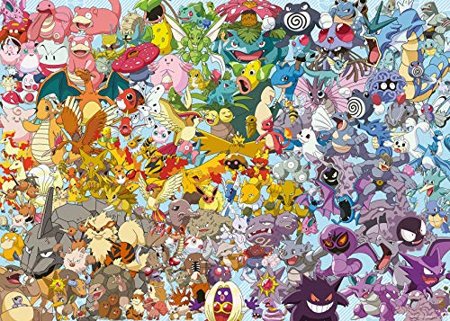 Ravensburger 15166 Puzzle 1000 Teile Challenge Pokémon, Alle 150 Pokémon der 1 Generation, Puzzle für Erwachsene und Kinder ab 14 Jahren Ravensburger 15166 Puzzle 1000 Teile Challenge Pokémon, Alle 150 Pokémon der 1 Generation, Puzzle für Erwachsene und Kinder ab 14 Jahren von Ravensburger