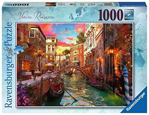 Ravensburger-15262 Romantik in Venedig - Puzzle, 1000 Teile von Ravensburger