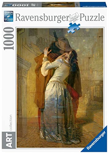 Ravensburger 15405 Der Kuss, Puzzle, Francesco Hayez, 1000 Teile von Ravensburger