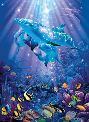 Ravensburger 16108 - Lassen: Unterwasserwelt, 1000 Teile Color Starline Puzzle von Ravensburger