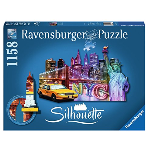 Ravensburger 16153,Skyline, New York 1158 Teile, Silhouette Puzzle von Ravensburger