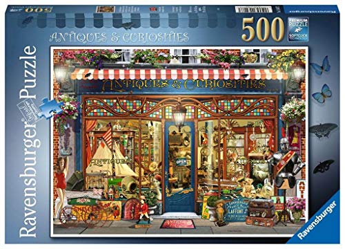 Ravensburger 16407 Antiques & Curiosities 500 Teile Puzzle für Erwachsene & Kinder ab 10 Jahren, Mehrfarbig, 49,3 x 36,2 x 0,2 cm von Ravensburger