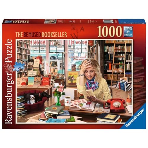 Ravensburger 16418 The Bemused Bookseller Puzzle 1000 Teile von Ravensburger