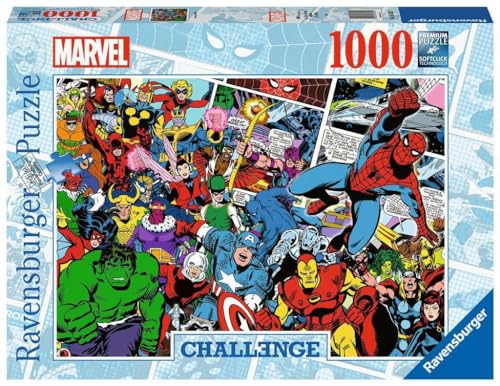 Ravensburger Puzzle 16562 - Marvel Challenge - 1000 Teile Puzzle für Erwachsene und Kinder ab 14 Jahren, Teal/Turquoise Green von Ravensburger