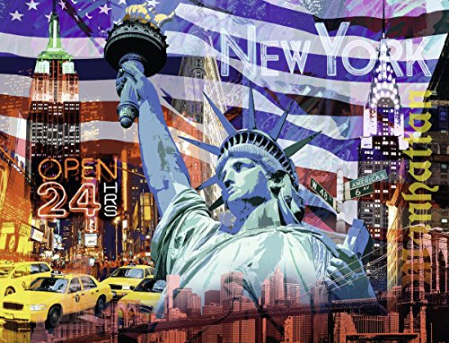 Ravensburger 16687 9 Puzzle New York Collage, 2000 Teile von Ravensburger