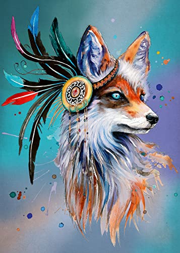 Ravensburger Puzzle 16725 - Boho Fuchs - 1000 Teile Puzzle für Erwachsene und Kinder ab 14 Jahren von Ravensburger