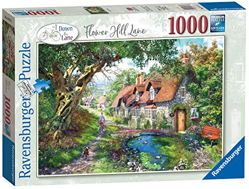 Ravensburger 16777 Down The No.1 Flower Hill Lane 1000 Teile Puzzle für Erwachsene & Kinder ab 12 Jahren, Mehrfarbig, Einheitsgröße von Ravensburger