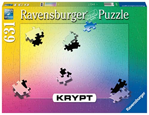 Ravensburger Puzzle 16885 - Krypt Puzzle Gradient - Schweres Puzzle für Erwachsene und Kinder ab 14 Jahren, mit 631 Teilen von Ravensburger