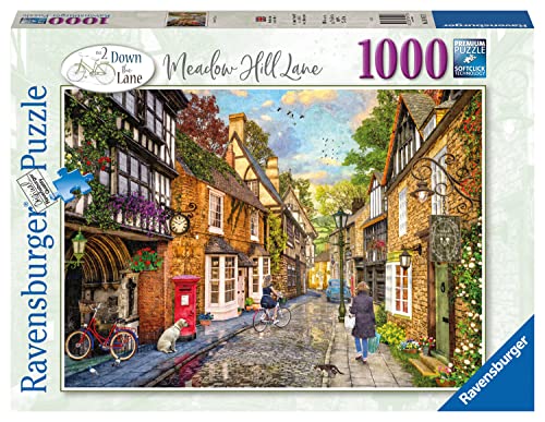 Ravensburger 16915 ET Down The No.2 Meadow Hill Lane Puzzle, 1000 Teile, für Erwachsene und Kinder ab 12 Jahren, mehrfarbig, 69,9 x 49,7 x 0,2 cm von Ravensburger