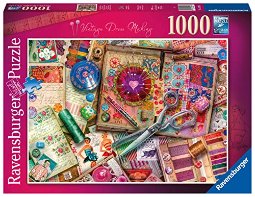 Ravensburger Puzzle 16928 - Aimee Stewart Vintage Dressmaking - 1000 Teile Puzzle für Kinder und Erwachsene ab 14 Jahren von Ravensburger