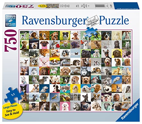 Ravensburger 16939 Puzzle mit 99 liebenswerten Hunden, 750 Teile, für Erwachsene und Kinder ab 12 Jahren, Mehrfarbig, 80 x 60 x 0,2 cm von Ravensburger