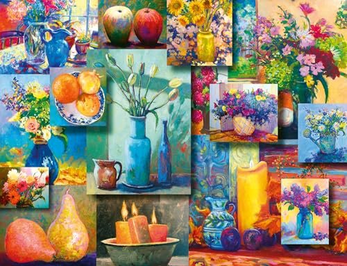 Ravensburger 16954 Kunst - Zeitgenössisch Puzzle 2000 Still Life Beauty, Multicolore, 98 x 75 x 0,2 cm von Ravensburger