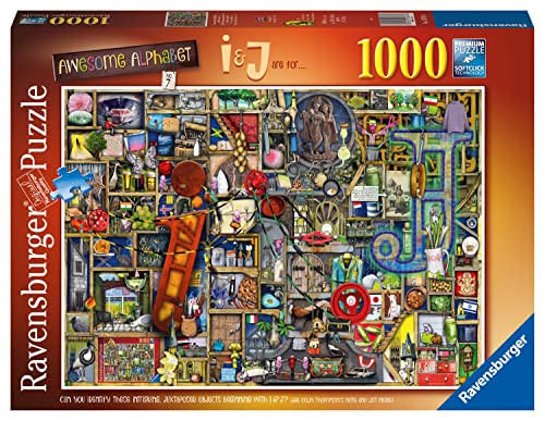 Ravensburger 16976 Colin Thompson – Awesome Alphabet I & J 1000-teiliges Puzzle für Erwachsene und Kinder ab 12 Jahren, Mehrfarbig, 69,9 x 49,7 x 0,2 cm von Ravensburger