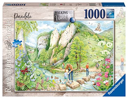 Ravensburger 16979 Dovedale, Walking World No. 2 1000 Teile Puzzle für Erwachsene und Kinder ab 12 Jahren, Mehrfarbig, 69,9 x 49,7 x 0,2 cm von Ravensburger