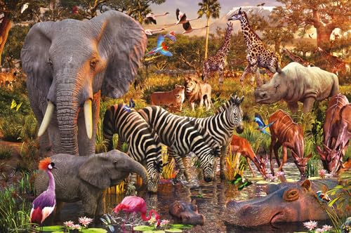 Ravensburger 17037 - Afrikanische Tierwelt - 3000 Teile Puzzle von Ravensburger