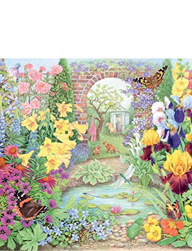 Ravensburger Happy Days Glorious Gardens Puzzle für Erwachsene und Kinder ab 10 Jahren, 4 x 500 Teile von Ravensburger